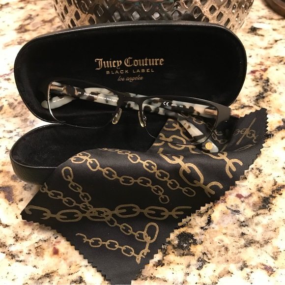 New Designer Frames Black Label Juicy Couture Full Rim Eye Glasses Frames Luxury - Picture 3 of 9